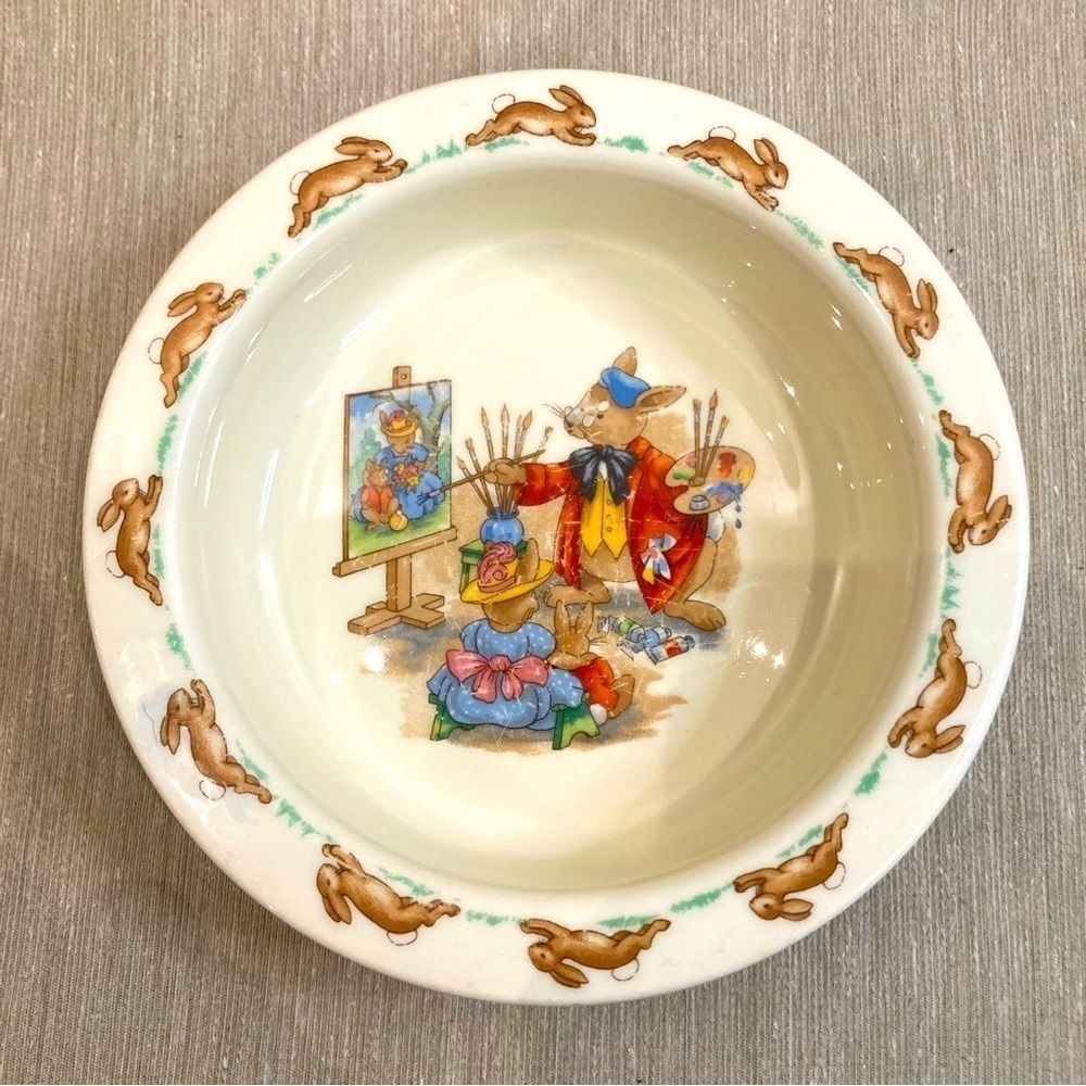 ROYAL DOULTON  BUNNYKIN Fine Bone China Cereal Bowl Painter Motif